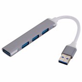 USB 3.0 to 4 x USB 3.0 Silver