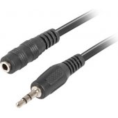 _534380 LANBERG STEREO KABELIS MINIJACK(M)-u003eMINIJACK(F) 1.5M