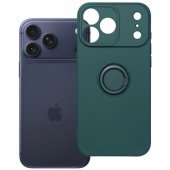 Silicone Ring Case with Stand iPhone 17 Pro Max Green