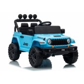 Jeep Rubicon DK-JWR558 24V šviesiai mėlyna akumuliatorinė transporto priemonė