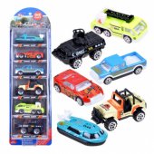 _7204879 Jokomisiada Set of 6 pieces mix metal car vehicles ZA3505