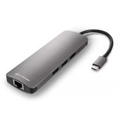 4044951026739 Hub USB 3.0 Type C HDMI SD Grey
