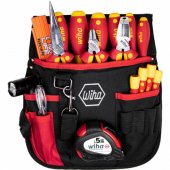 Wiha tool set electrician, mixed, tool set (red/ yellow, 18 pieces, wit