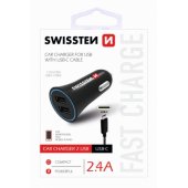 Premium 12 / 24V / 1A + 2.1A + USB-C