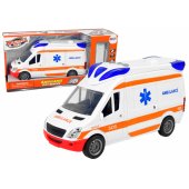 Interactive Ambulance + Stretcher Light and sound effects ! Opening