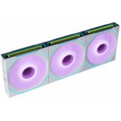 Uni Fan SL-INF Flex Reverse ARGB 120mm korpuso ventiliatorius, baltas, 3 vnt.