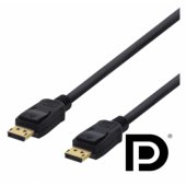 Cable DisplayPort – DisplayPort 1.2 4K 60Hz 2m Black