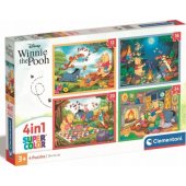 Clementoni CLE 4-in-1 SuperColor Winnie the Pooh puzzle 21514