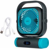 LIFE Camping Fan E10 TF (MD 12065) Grey/ Blue