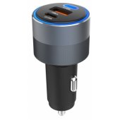 F-Energy 2x USB-C - USB A 65W Black