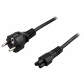 Power cord CEE 7/ 7 - IEC C5 0.5m black