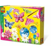 SES Plaster Casts - Butterflies with Glitter (216347)