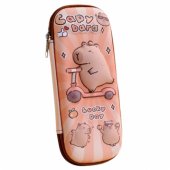 Pencil Case School Kit Capybara On A Scooter 23cm
