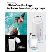 Aqua Shield vandeniui atsparus sausas krepšys 20L + 2L A630 baltas