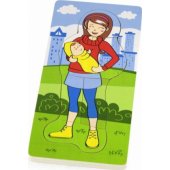 Viga Viga 50405 Puzzle - how the baby is growing VIGA 50405 PUZZLE - H