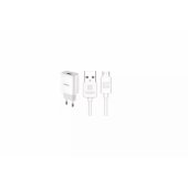 KSC-396 Smart USB Socket Charger + MicroUSB 2.4A 1m White
