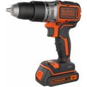 Black&Decker BL188KB - juoda / oranžinė - lagaminas, 2x Li-ion akumuliatorius 1.5Ah