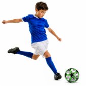 Training Football for Grass Field Green Stars 22cm size 5