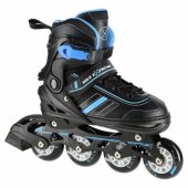 _7288072 NH18191 2in1 BLACK-BLUE SIZE M. M(34-38) INLINE SKATES WITH D