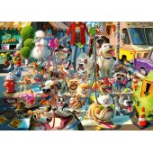 _6820978 Ravensburger Puzzle 1000 pc Dog Walker