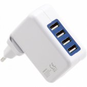 4x USB-A 2.4 A (42672) White