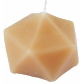 Candle Origami smėlio spalvos 7x7x7cm