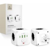 PCL3X4 2xUSB/ 2xUSB-C White