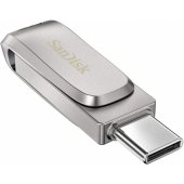 64GB Ultra Dual Drive Luxe USB 3.1/ USB-C Silver