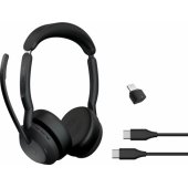 „Evolve2 55 UC Stereo USB-C“ juodas