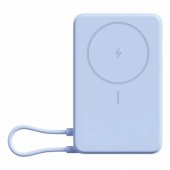 "Magnetic Power Bank with Built-in Stand 10000mAh", mėlyna