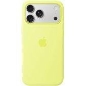 Silicone Case with MagSafe iPhone 17 Pro Max Neon Yellow