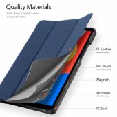 "Tri-fold Stand PU Leather Cover Xiaomi Redmi Pad SE (8.7")" Blue