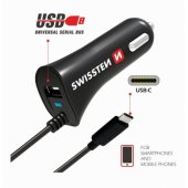 Premium 12 / 24V / 2.4A + USB-C