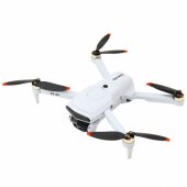 Drone D6 PRO kameros LED lemputės, programėlė, šviesiai pilka