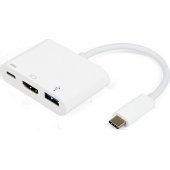 USB-C - HDMI „3in1“ Baltas (34293)