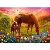 Puzzle - 500 - Horses in the Meadow Trefl 37451