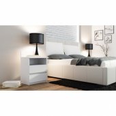 Topeshop Szafka nocna malwa m1 biel