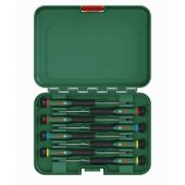 Bosch Powertools precision screwdriver set, 8 pieces (green/ black, slo