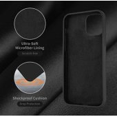 "Soft Silicone Case iPhone 15" Black