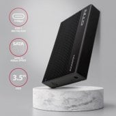 External HDD/ SSD Enclosure 3.5" USB 3.2 Black EE35-GTR