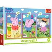 Puzzle - 3x50 - The power of friendship / Peppa PigMix 70% 34877