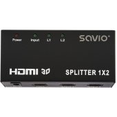 SAVIO HDMI SPLITTER 1 INPUT, 2 OUTPUT CL-42