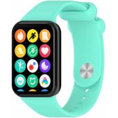 Xiaomi Mi Band 8 Pro silikoninis dirželis, mėtų spalvos