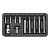 Yato Spline screwdriver bits M5-M12 11pcs. (YT-0415)