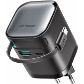 JR-TCL02 65 W USB-A/ C GaN juodas