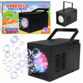 Portable 10-Hole Bubble Machine – Black