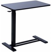 ERGO stalas su viena koja 70x40xA66-106cm, rankinis, juodas
