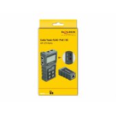 DeLOCK tinklo testeris RJ45 / PoE / DC + LCD | 63110