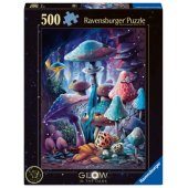 Ravensburger Puzzle Glow in the Dark - Mushrooms in the Moonlight 500