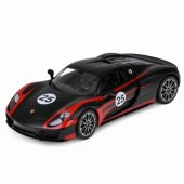 Porsche 918 Spyder Performance nuotoliniu būdu valdomas RC automobilis, juodas, Rastar 1